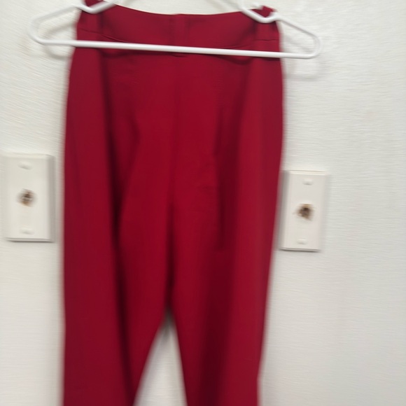Zara Vibrant Red Pants - Picture 13 of 16